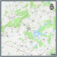 Dieuze Carroyage insigne 13 RDP - Echelle 1/25 000