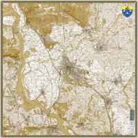 Ville Orange Sable Blason- Echelle 1/25 000