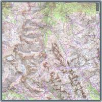 Valloire carroyage - Echelle 1/25 000