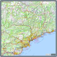 Alpes-Maritimes - Echelle 1/250 000