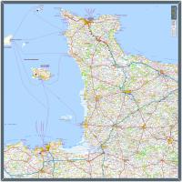 La Manche - Echelle 1/250 000