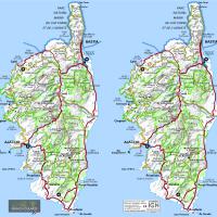 Corse, Echelle 1 / 1000000