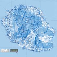 Réunion, bleu, Echelle 1 / 100000