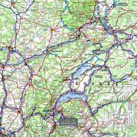 Suisse Romande, Echelle 1 / 1000000